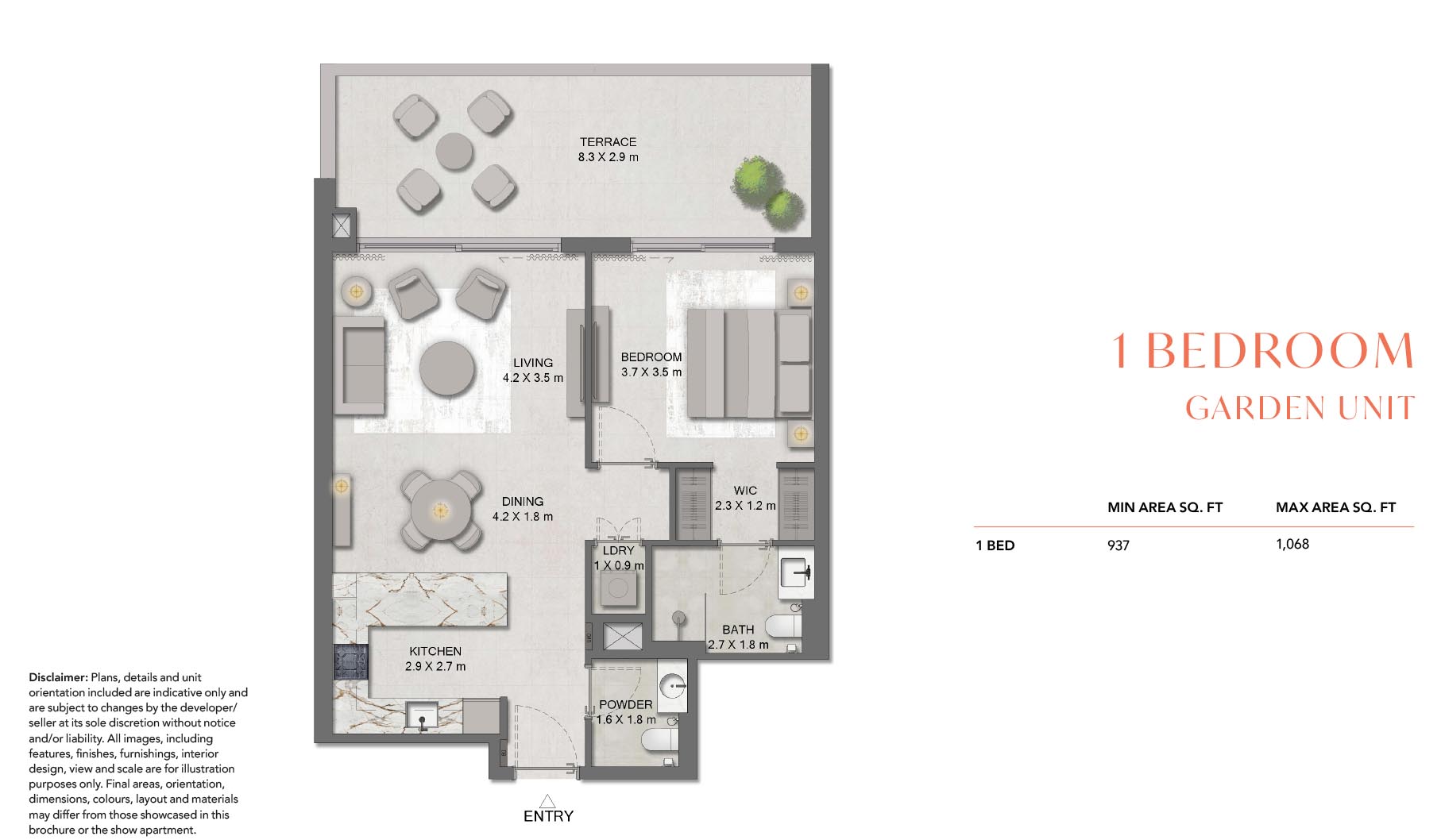 DISTRIKT at Ghaf Woods floor plan 1