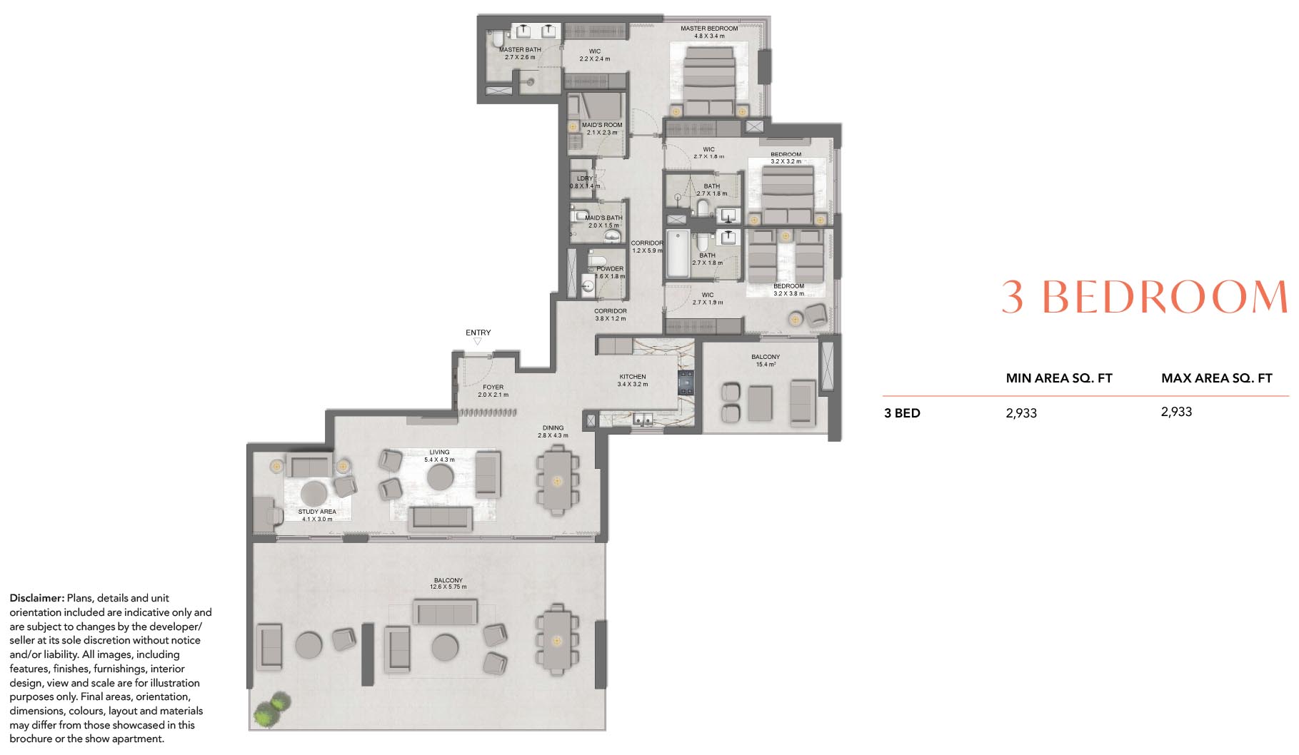 DISTRIKT at Ghaf Woods floor plan 3