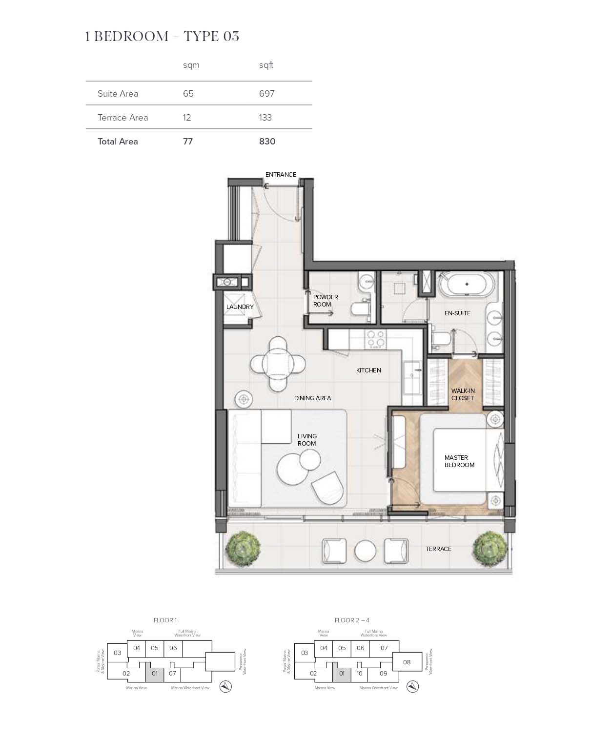 Residences Du Port Autograph Collection floor plan 1