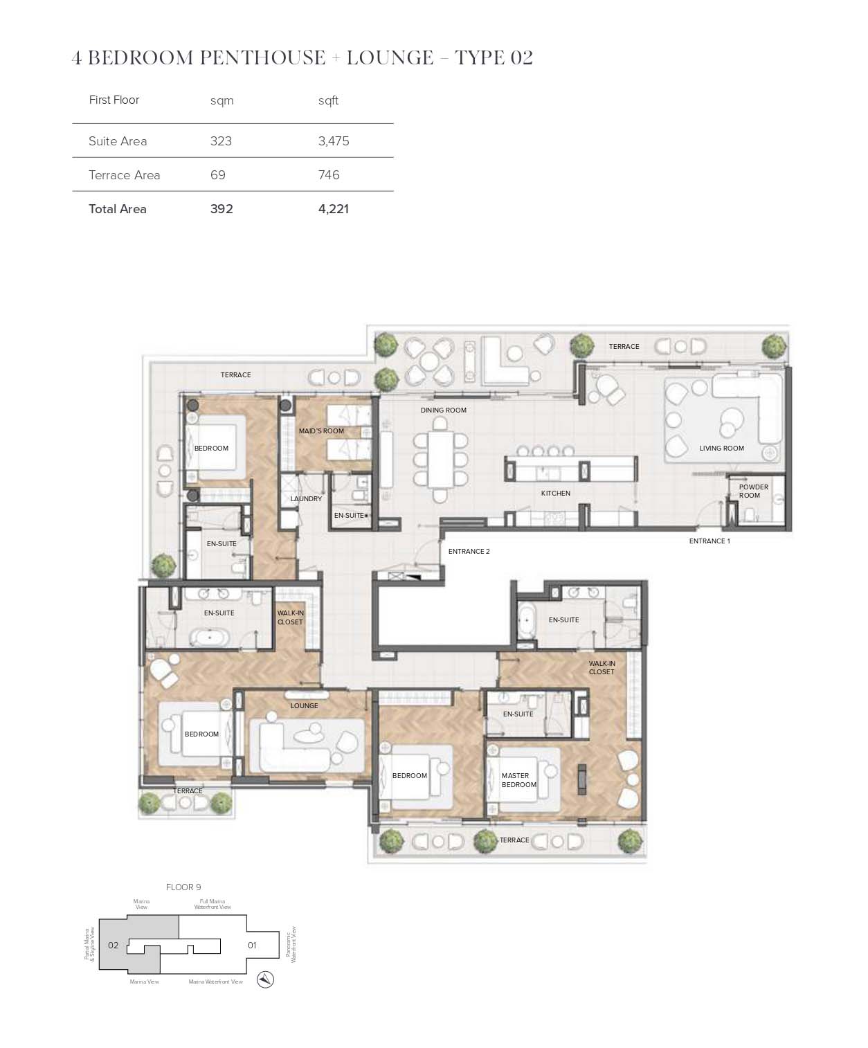 Residences Du Port Autograph Collection floor plan 5