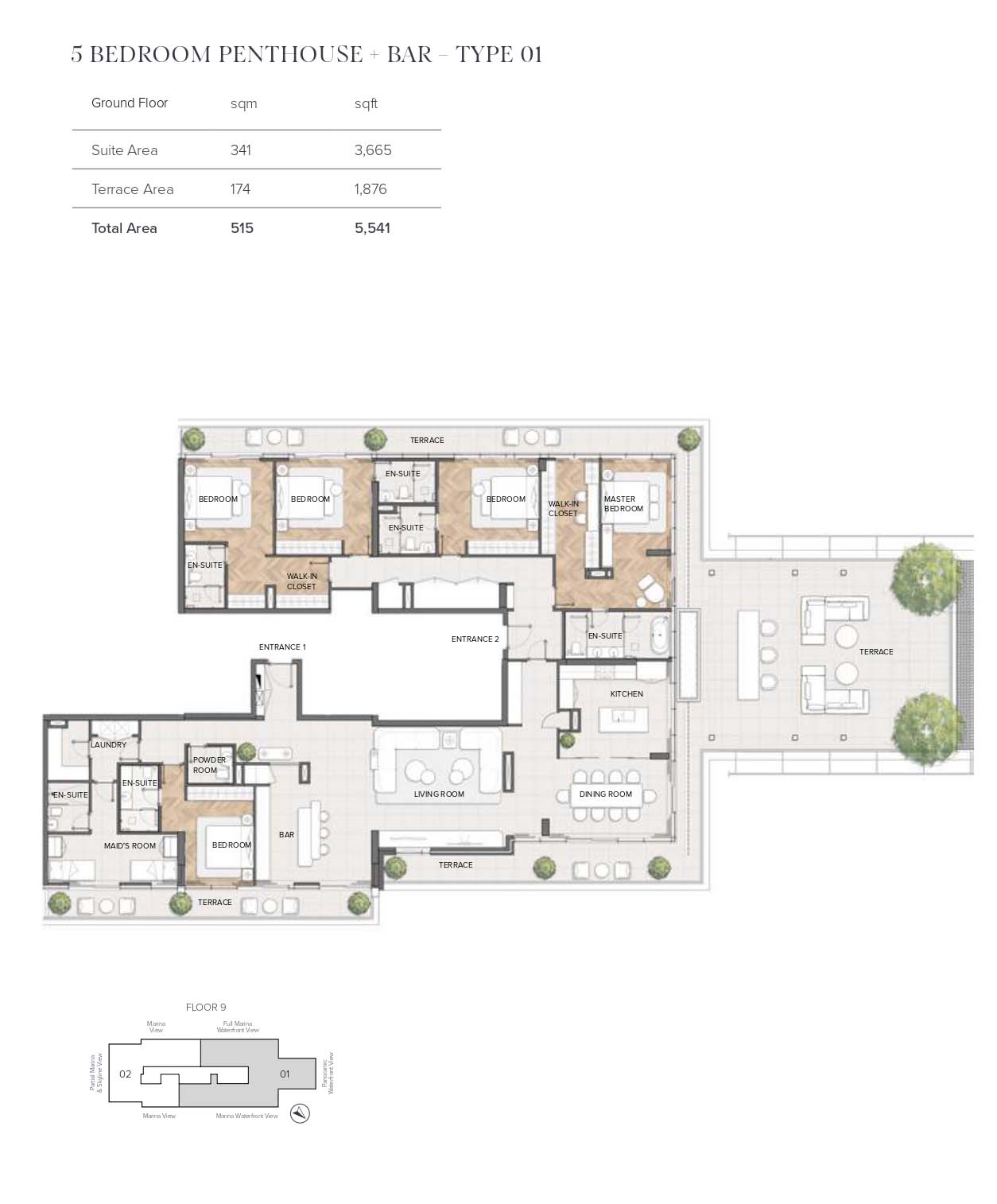 Residences Du Port Autograph Collection floor plan 7