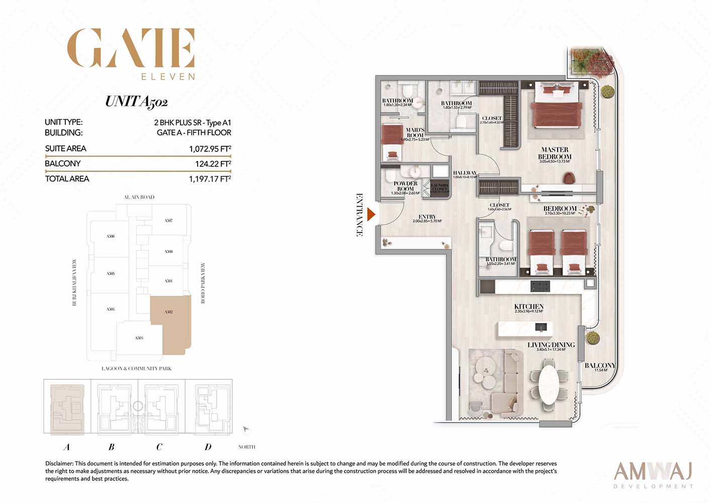Gate Eleven Residences floor plan 2