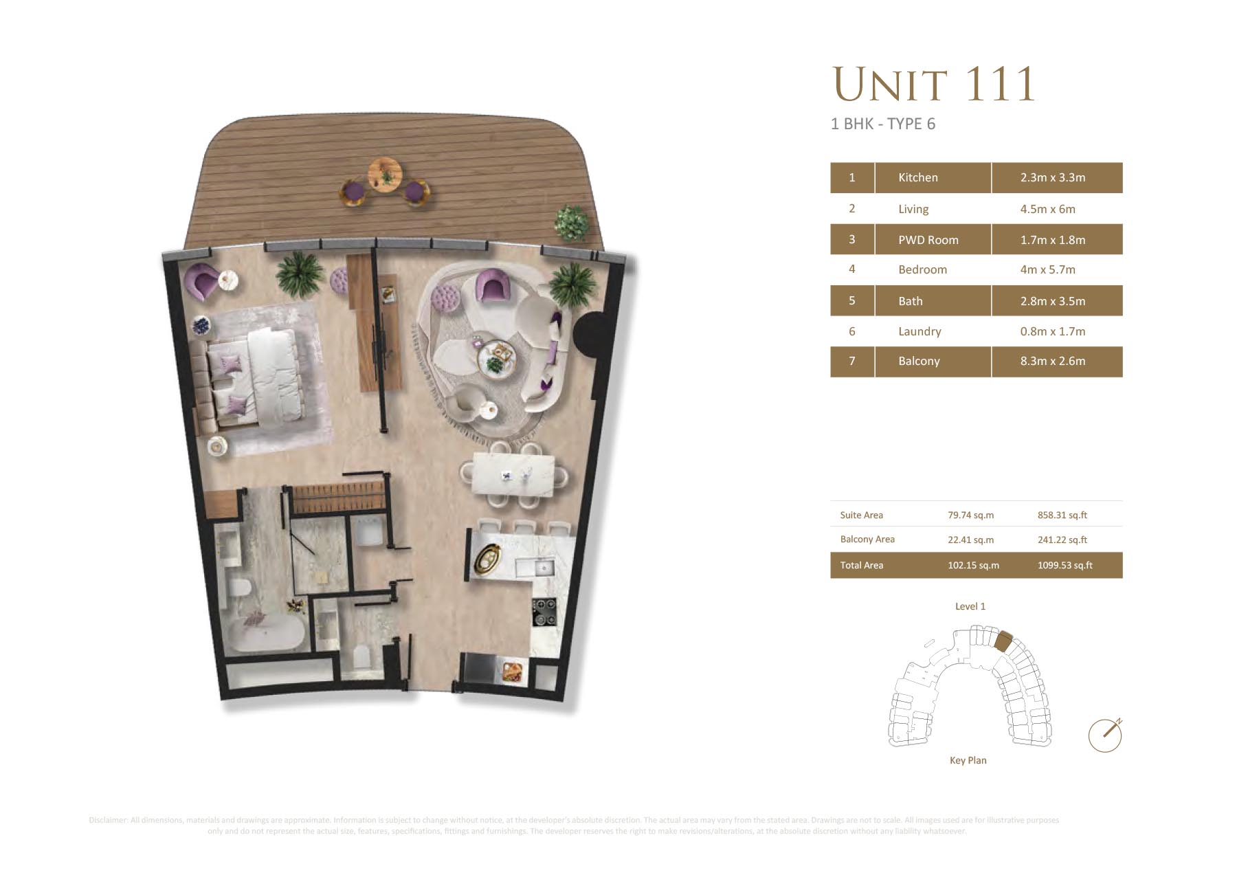 Taj Wellington Mews at Al Marjan floor plan 2