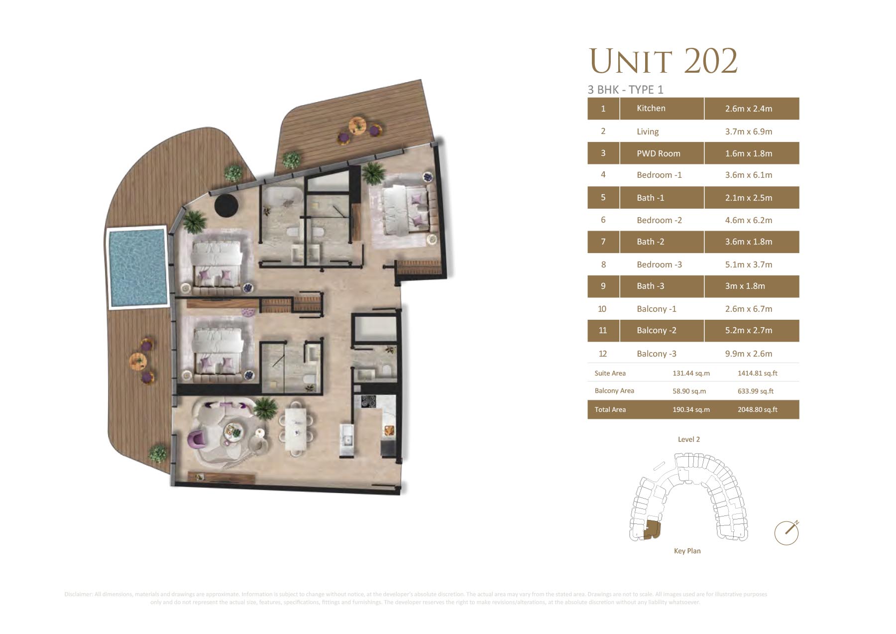 Taj Wellington Mews at Al Marjan floor plan 5