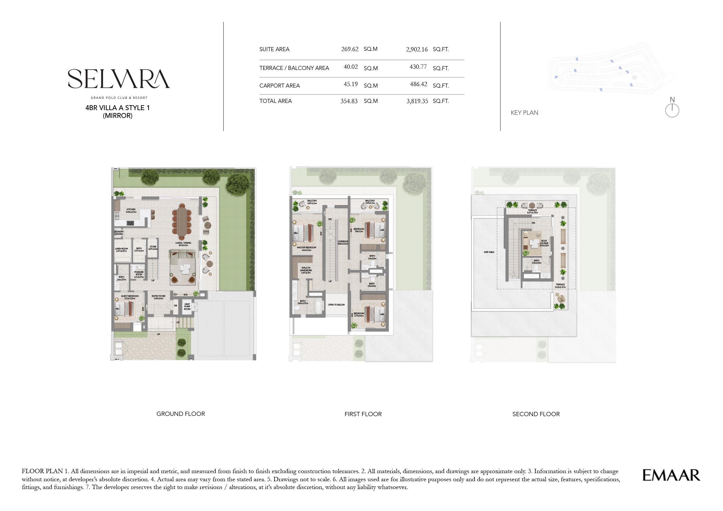 Selvara at Grand Polo floor plan 1