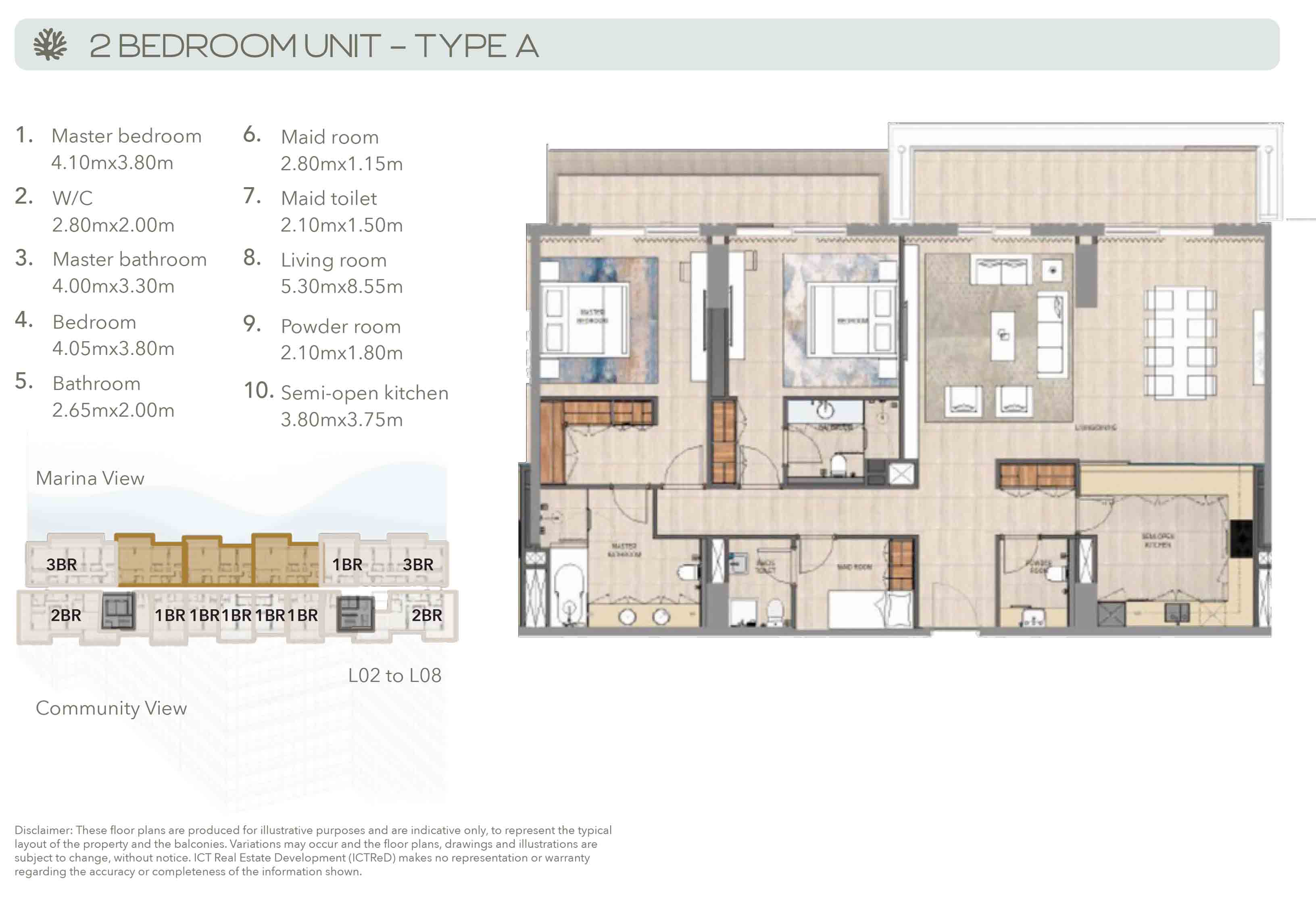 Juman One at Luluat Al Raha floor plan 3