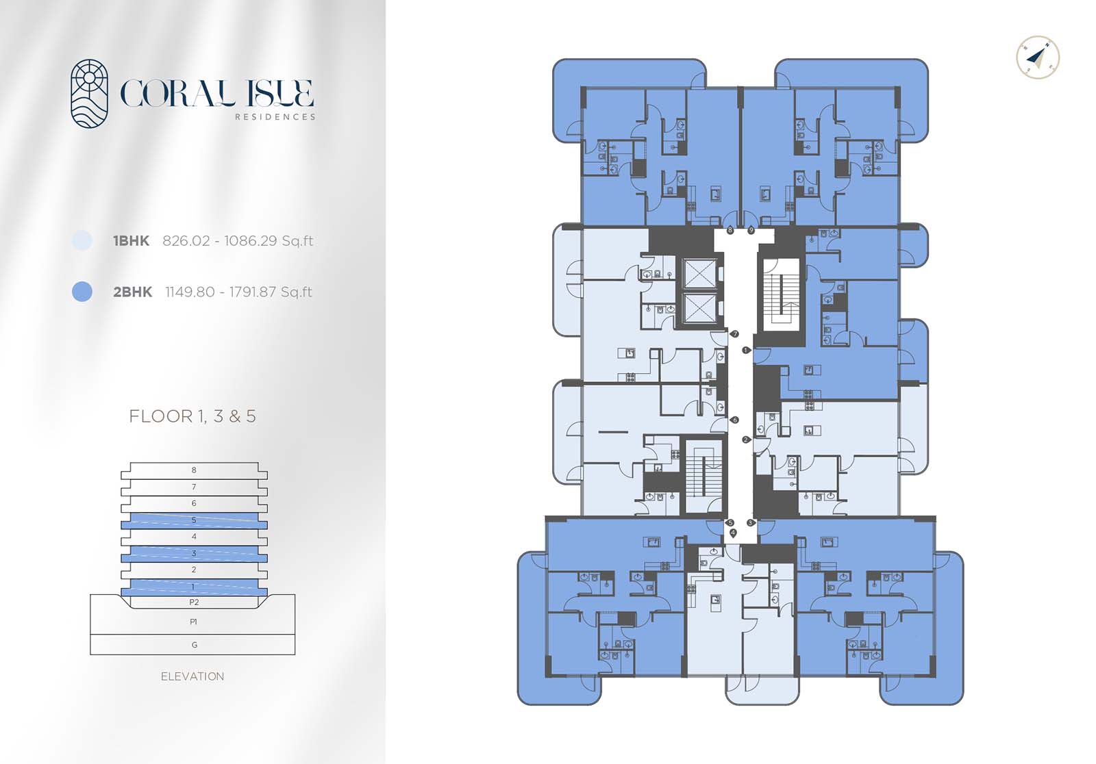Coral Isle Residences floor plan 1