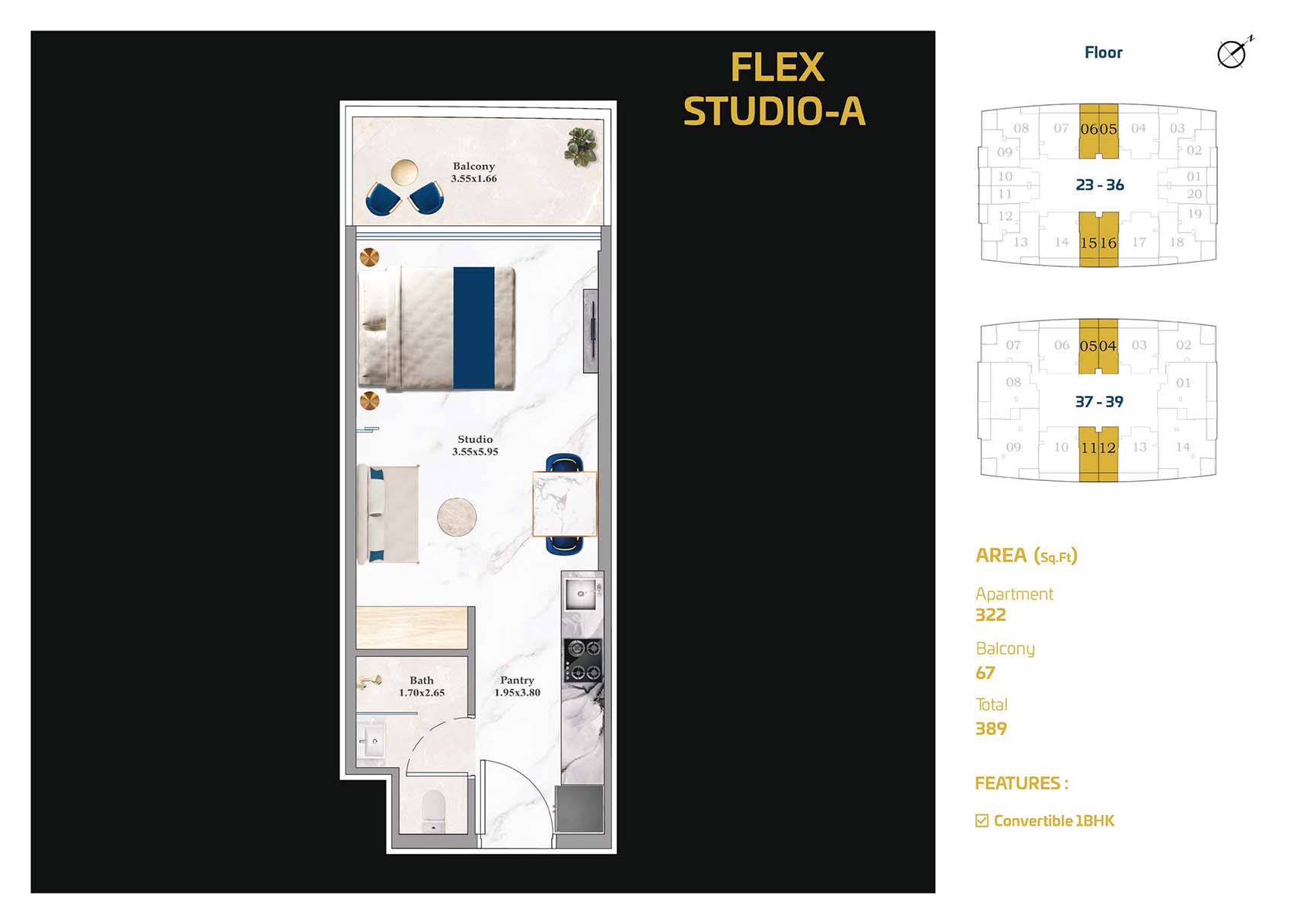 Danube ASPIRZ floor plan 1