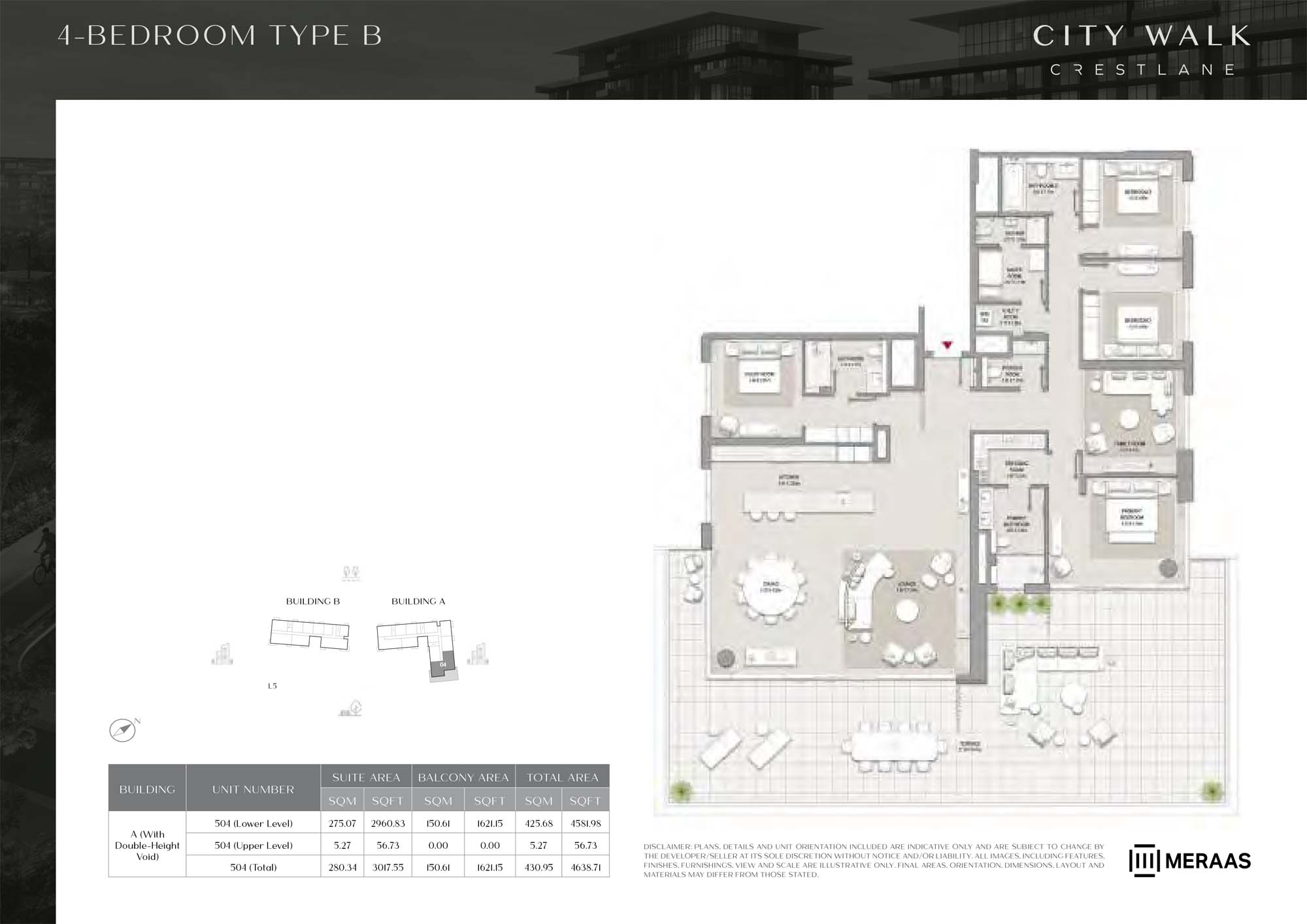 City Walk Crestlane 2 by Meraas floor plan 5