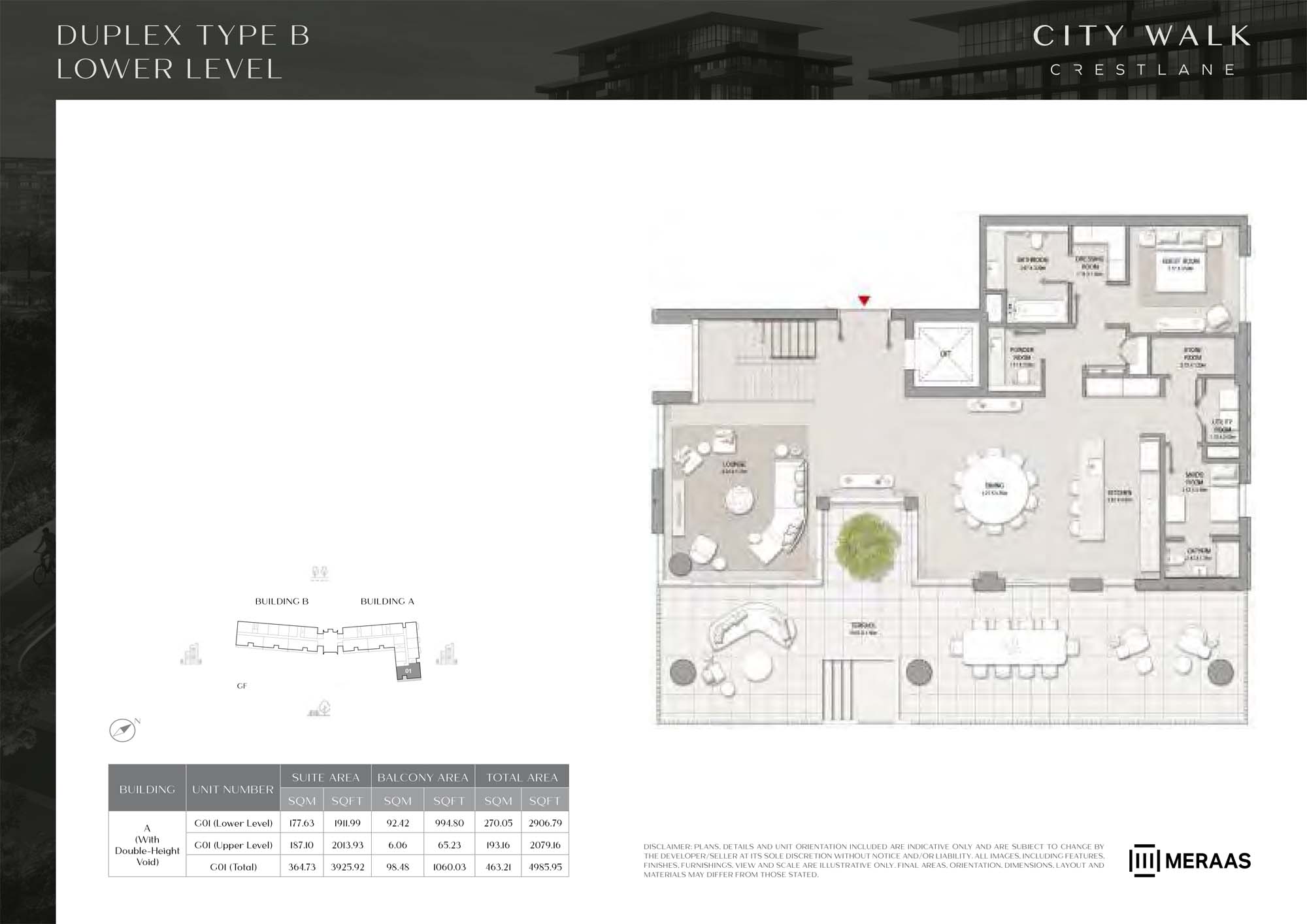 City Walk Crestlane 2 by Meraas floor plan 6