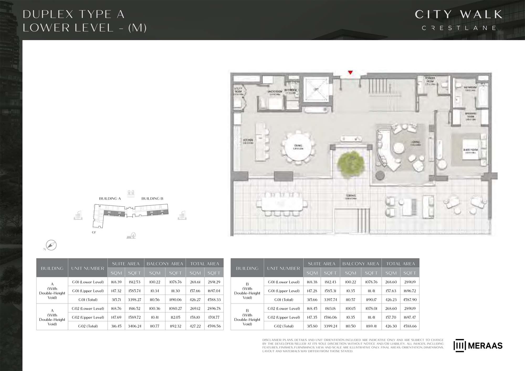 City Walk Crestlane 2 by Meraas floor plan 4