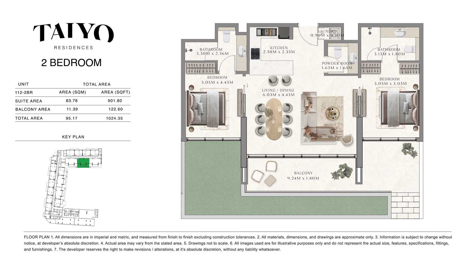 Taiyo Residences by LMD floor plan 3