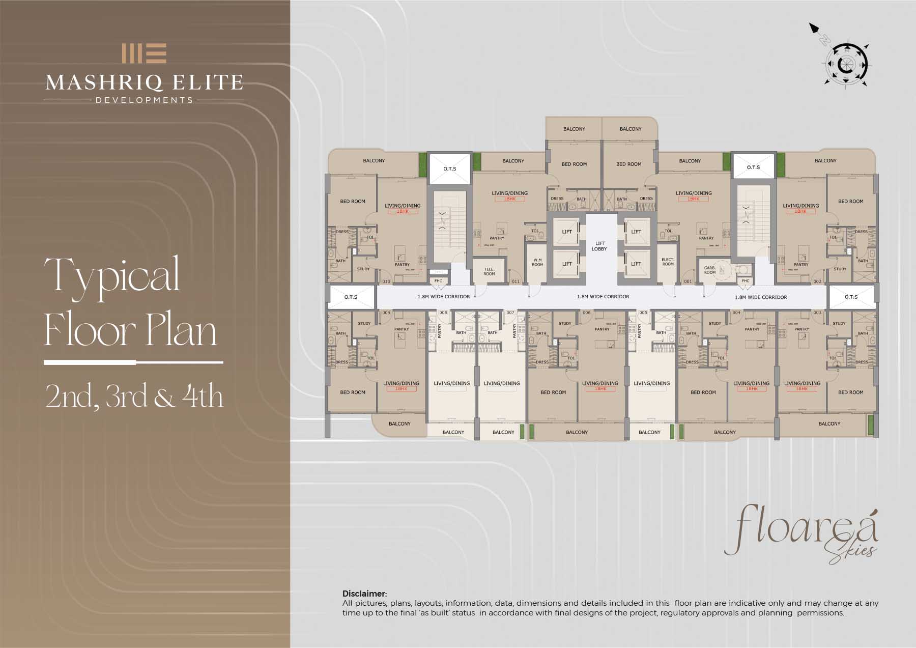 Floarea Skies at JVC floor plan 3