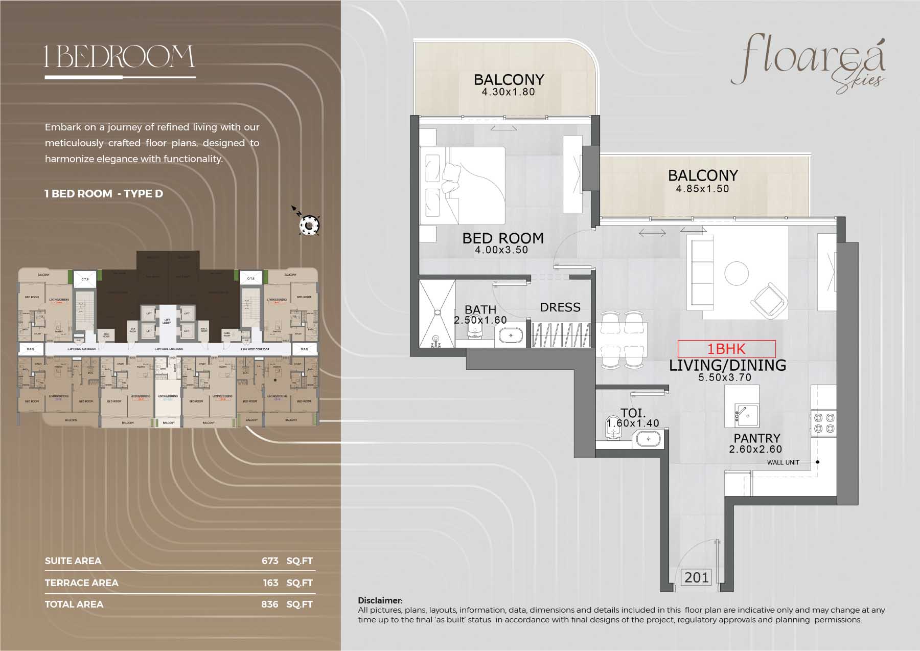 Floarea Skies at JVC floor plan 2