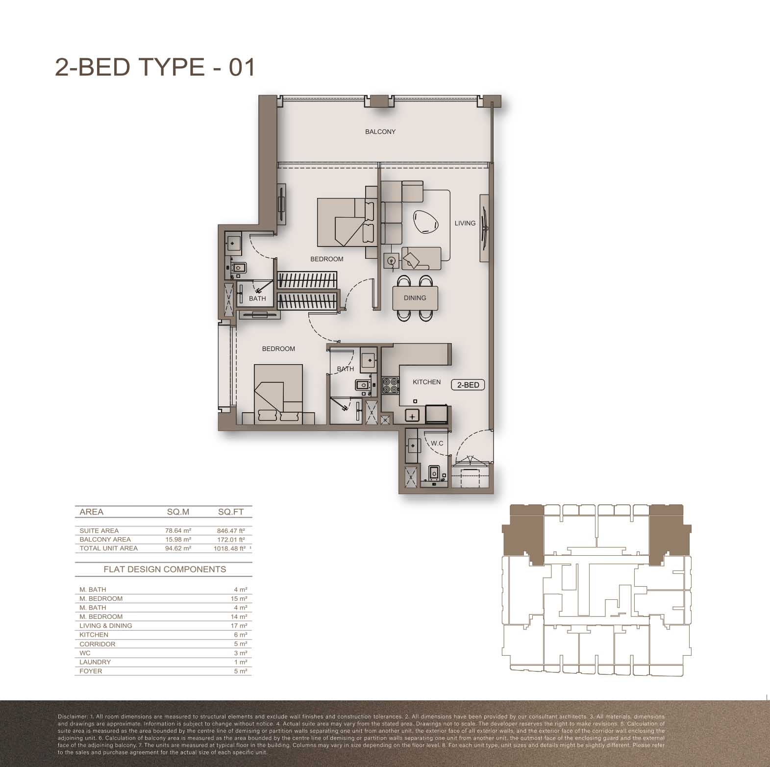Binghatti Moonlight floor plan 2