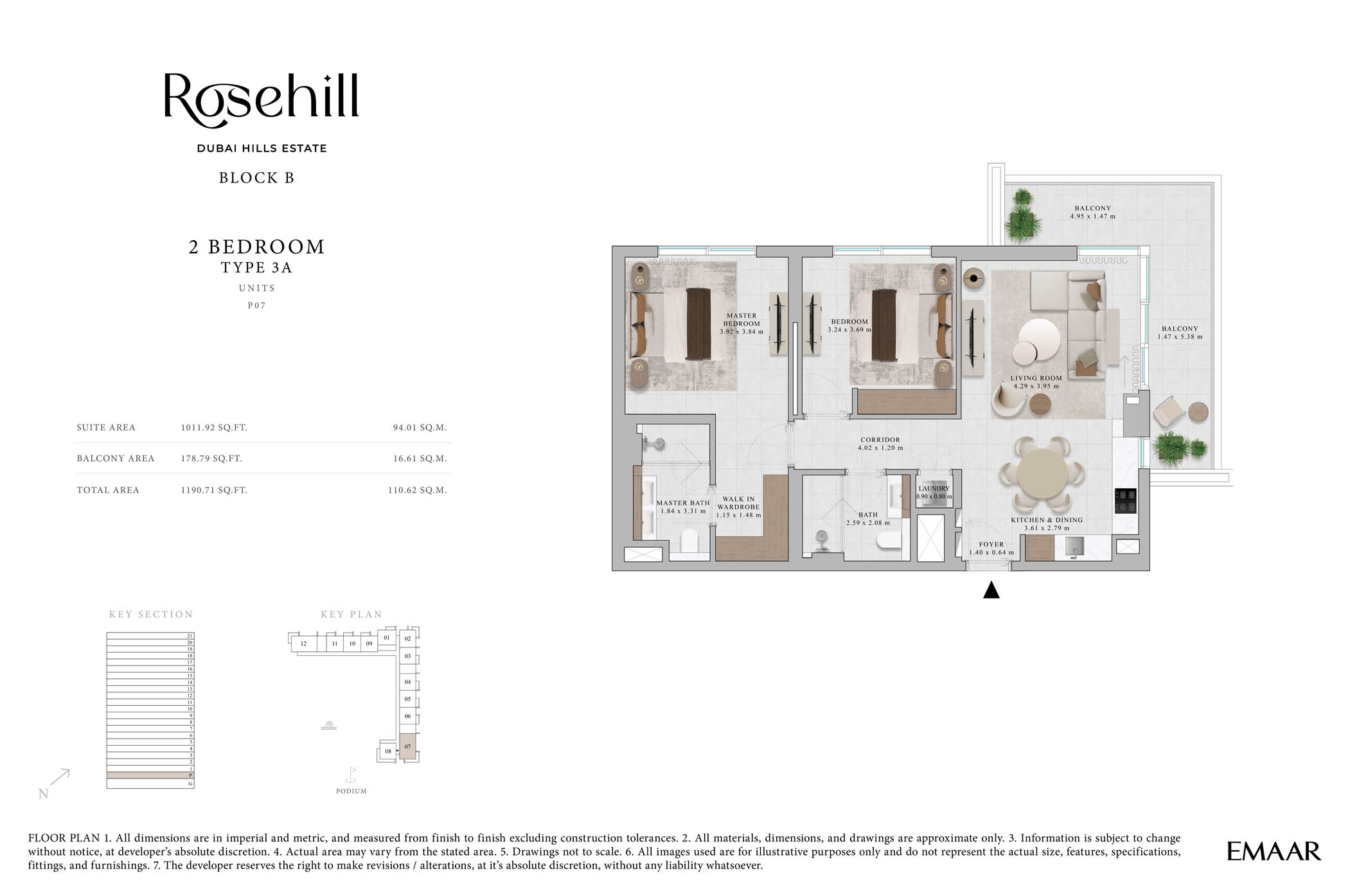 Rosehill at Dubai Hills Estate floor plan 2