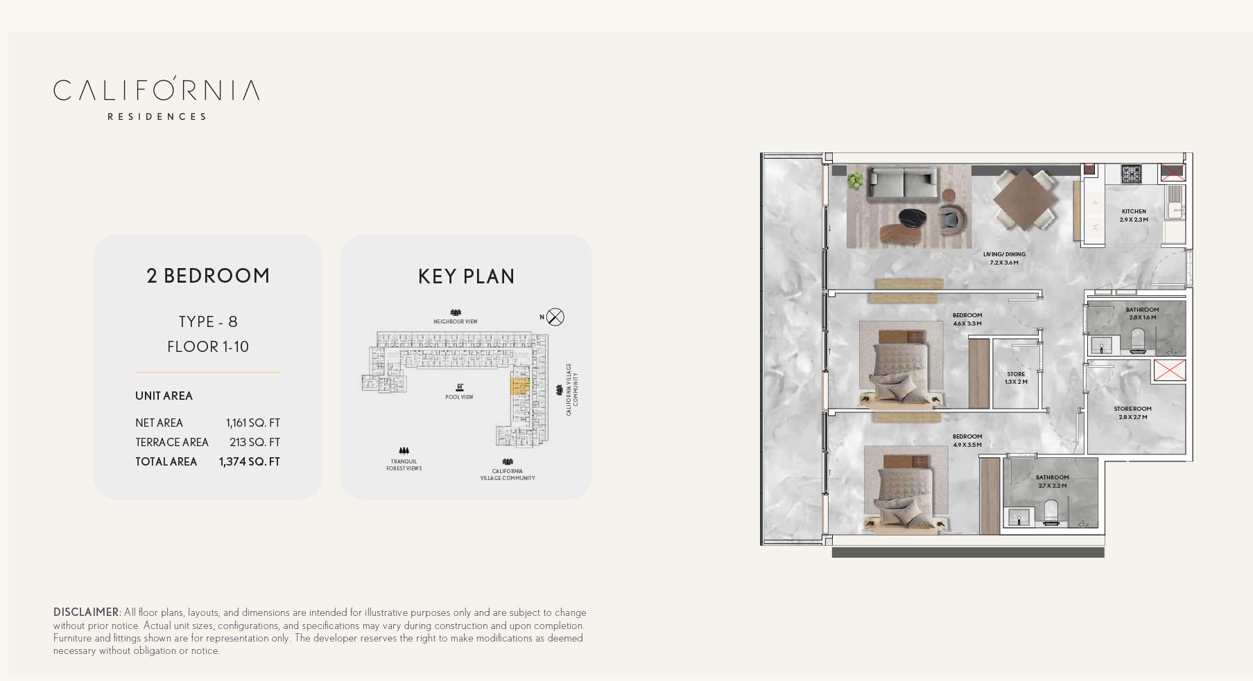 California Residences floor plan 2