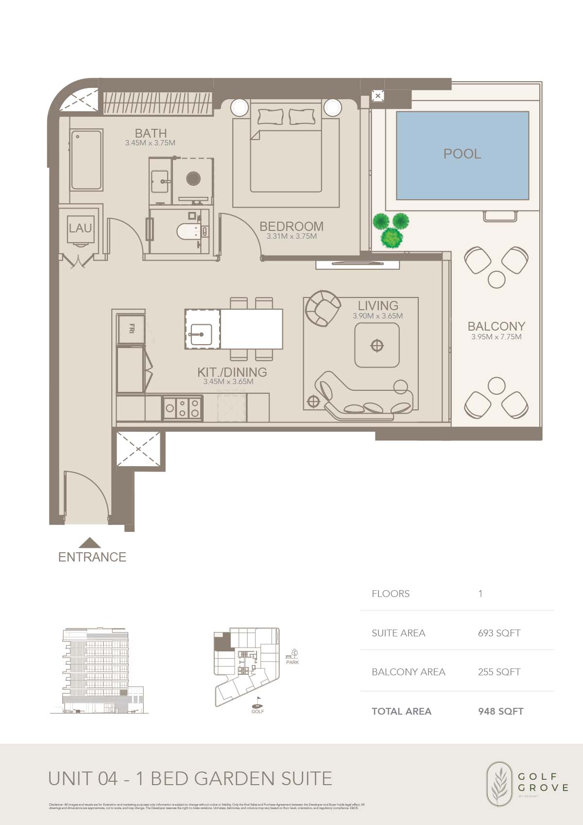 Golf Grove by Regent floor plan 2