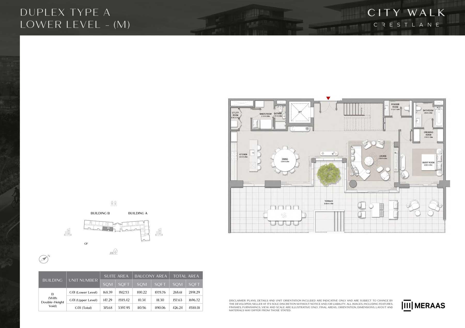 City Walk Crestlane 3 by Meraas floor plan 5