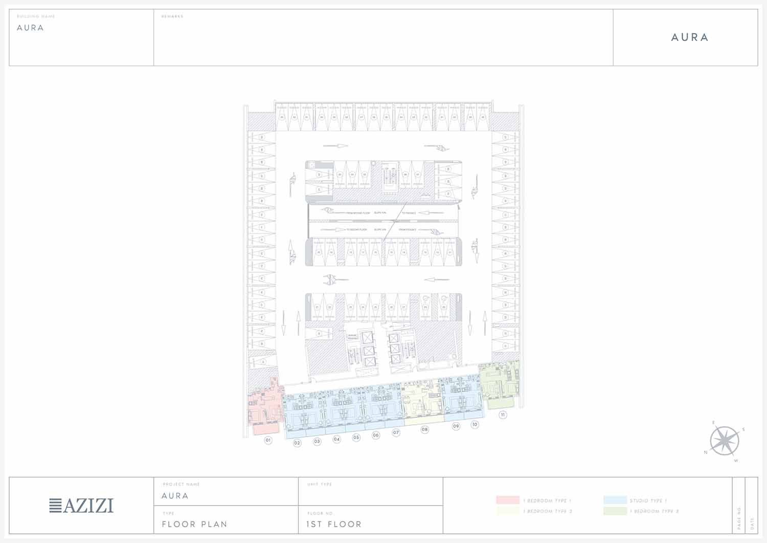 Azizi Aura floor plan 4