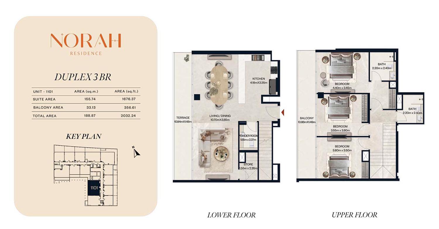Norah Residence at JVC floor plan 5