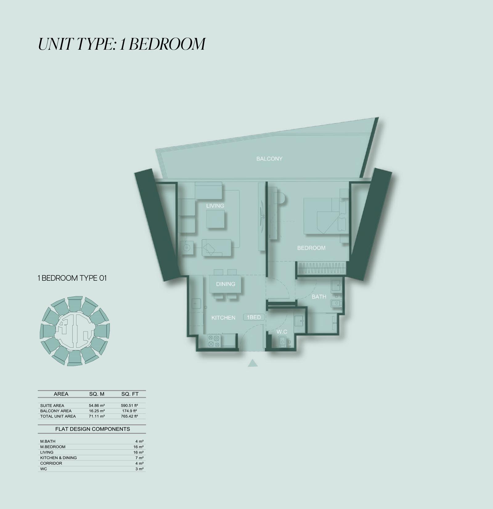 Binghatti Circle at JVC floor plan 2