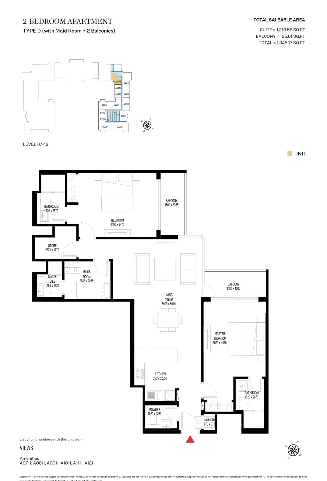Crest Grande Tower A floor plan 3