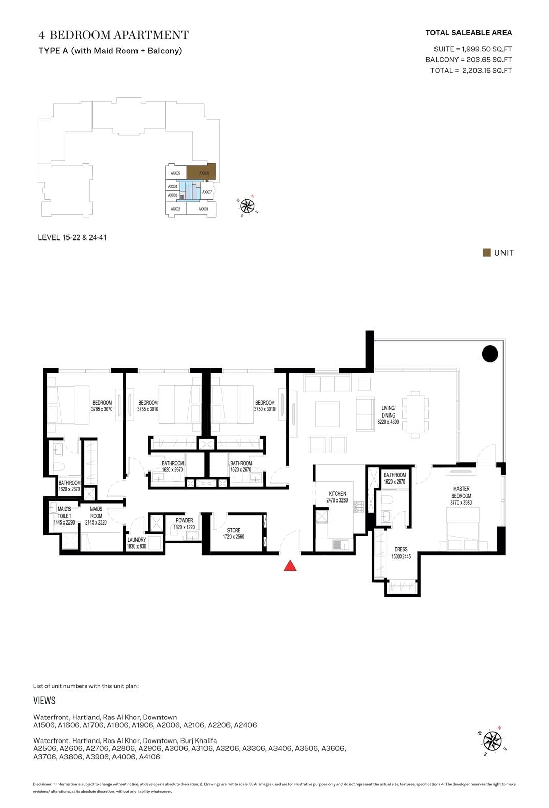 Crest Grande Tower A floor plan 5