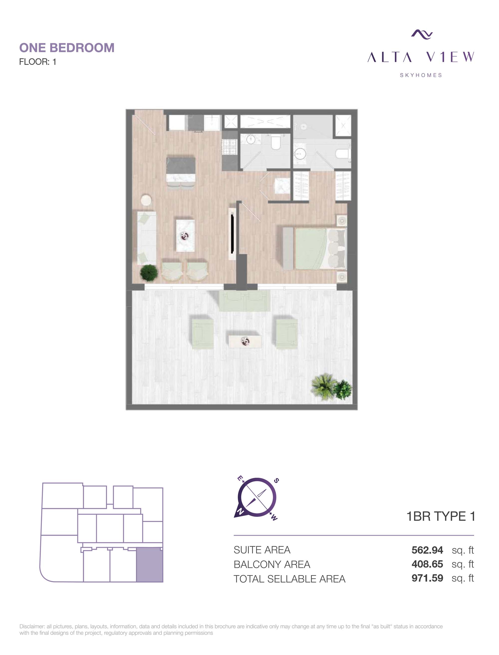 Alta V1ew Skyhomes at JVC floor plan 2