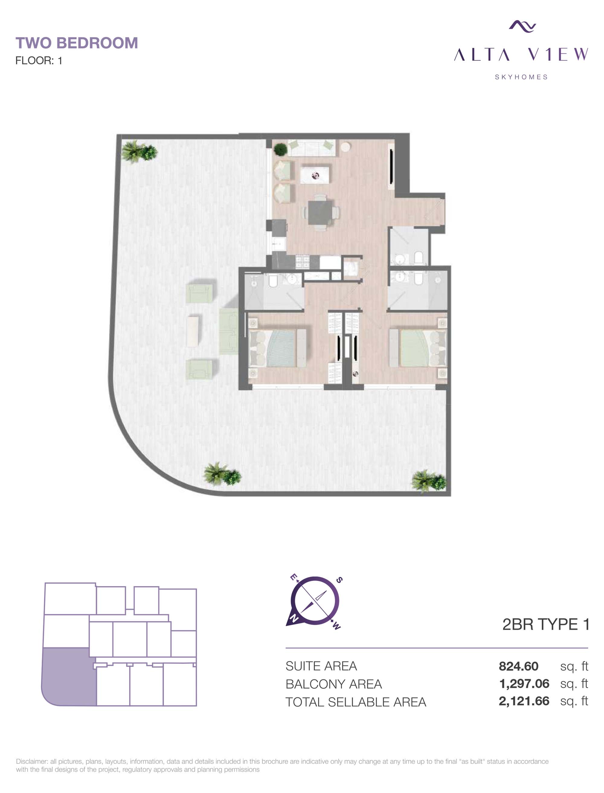 Alta V1ew Skyhomes at JVC floor plan 4
