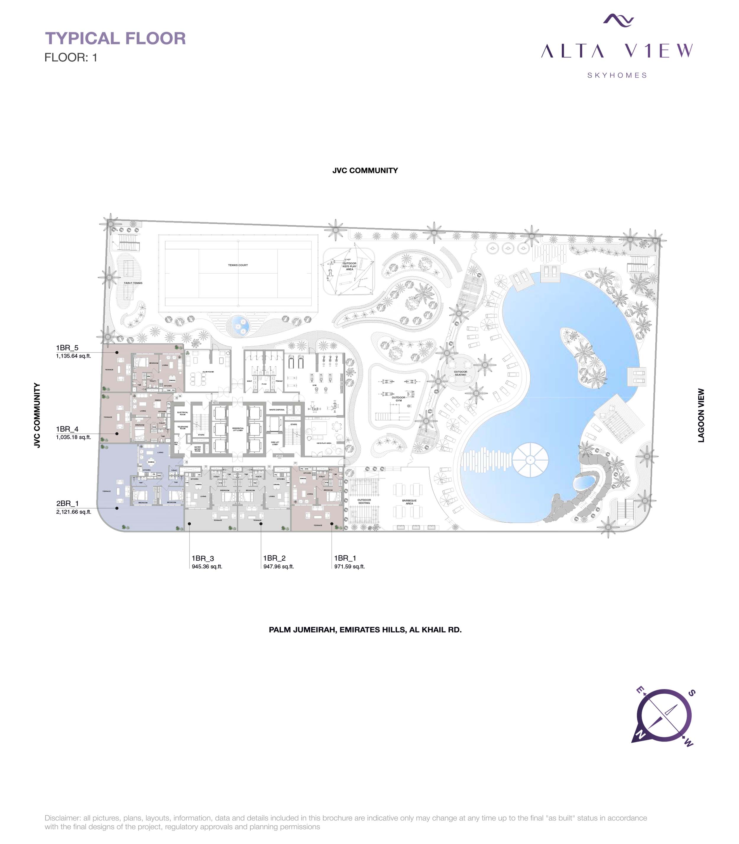 Alta V1ew Skyhomes at JVC floor plan 3