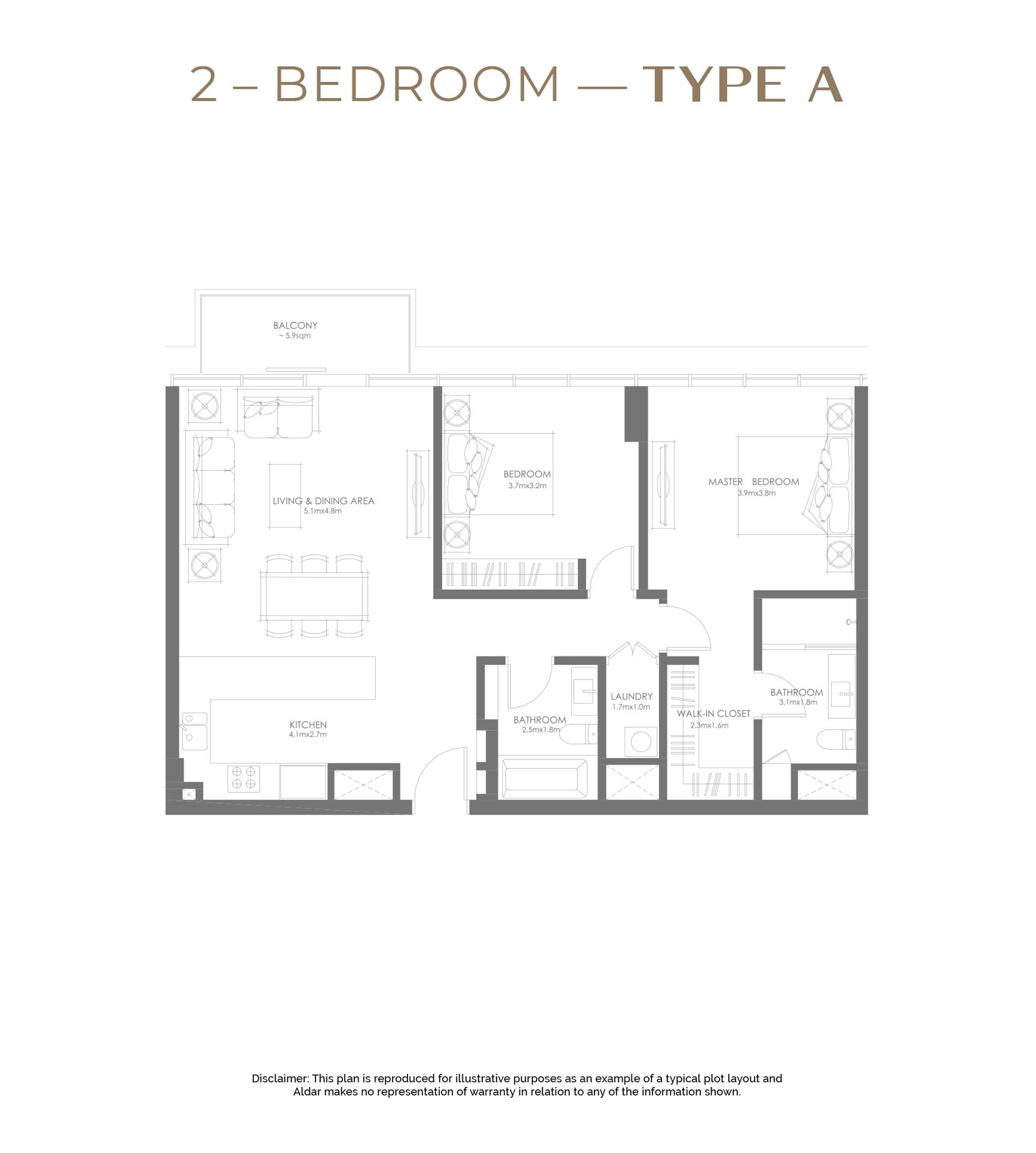 Grove Gallery Views at Saadiyat Island floor plan 3