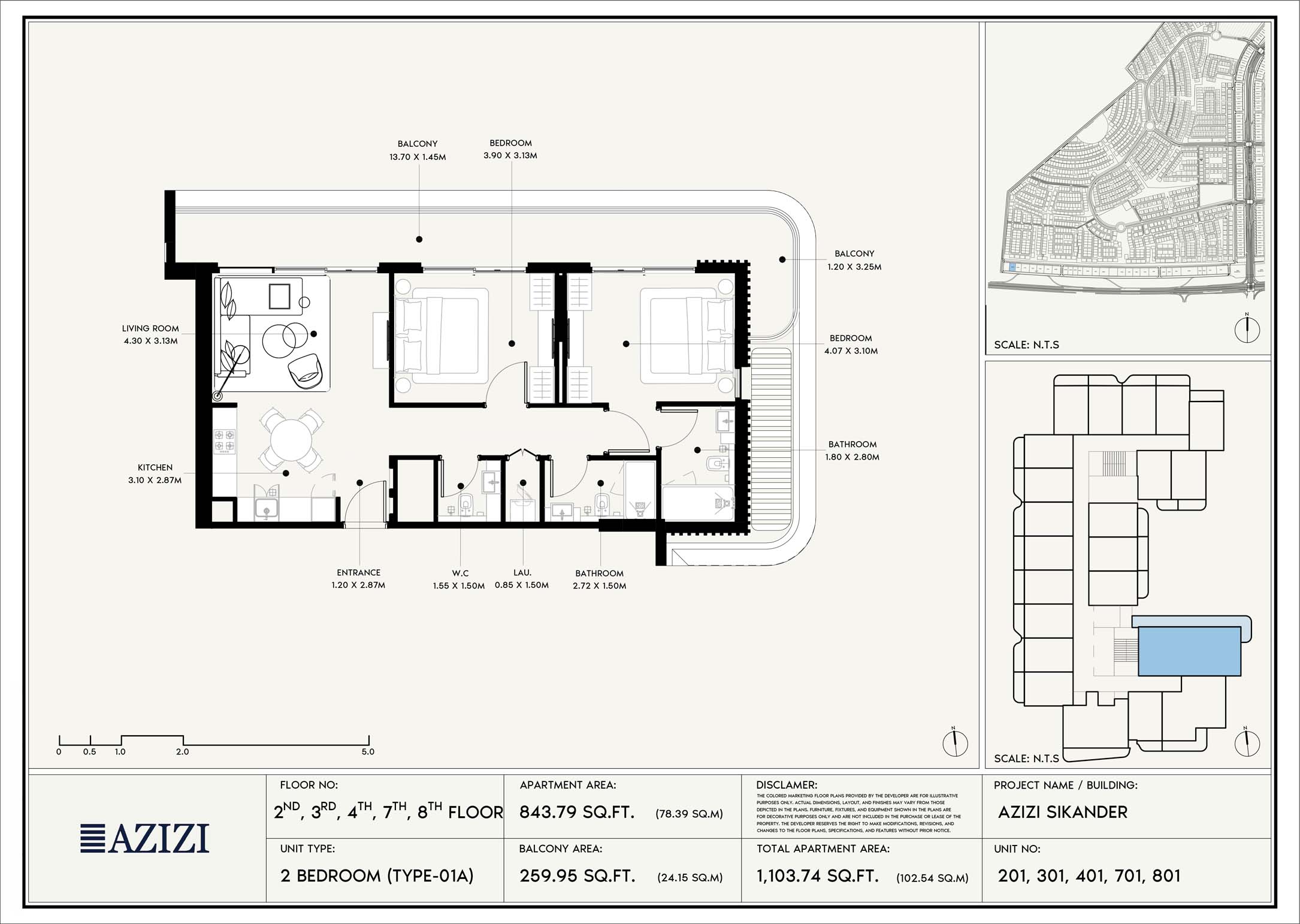 Azizi Sikander at Al Furjan floor plan 4