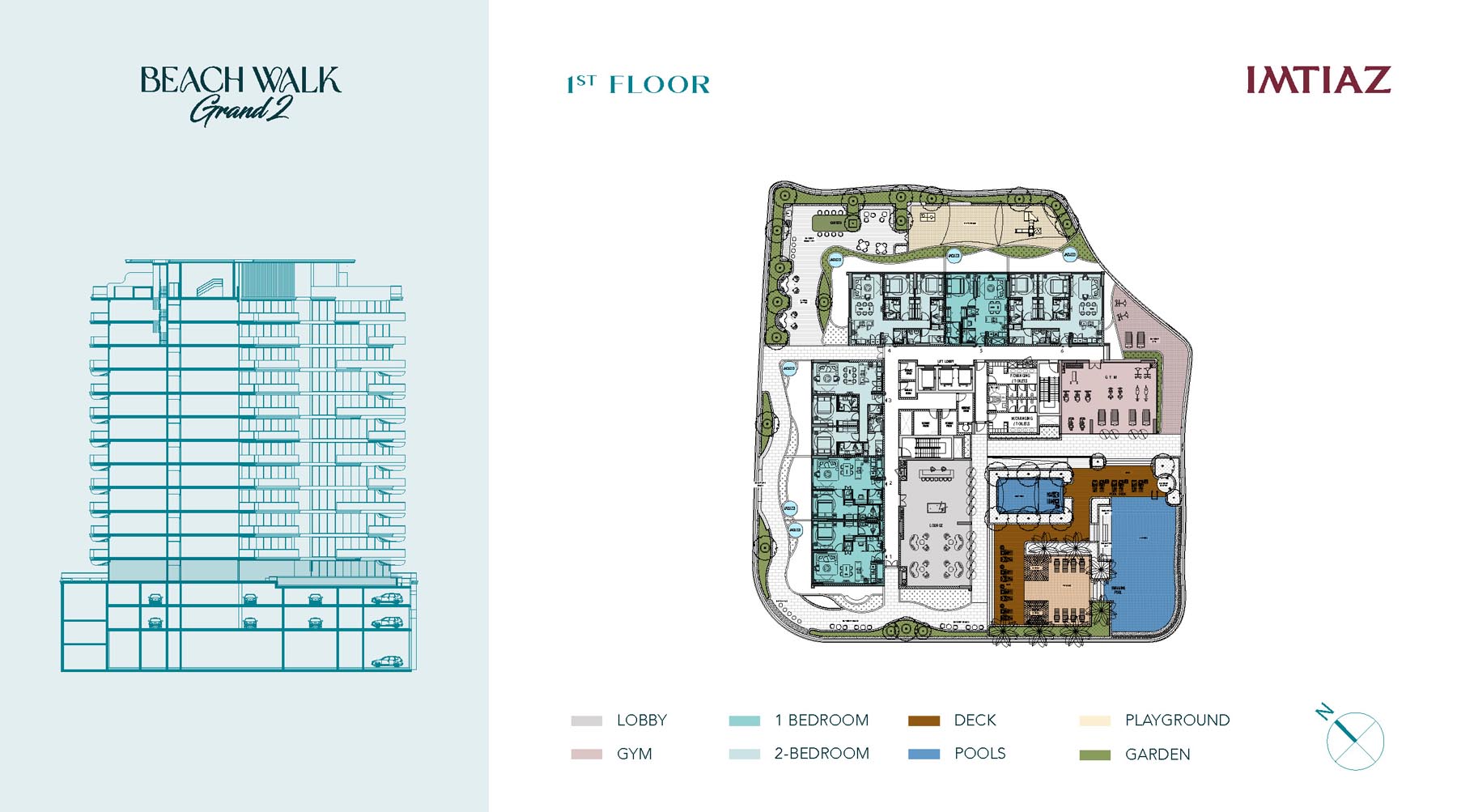 Beach Walk Grand 2 by Imtiaz floor plan 1