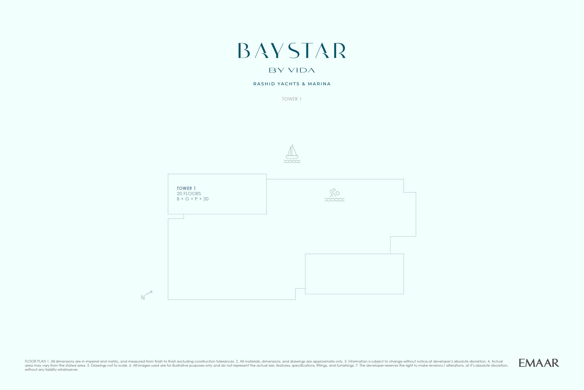 Emaar Baystar by Vida floor plan 2