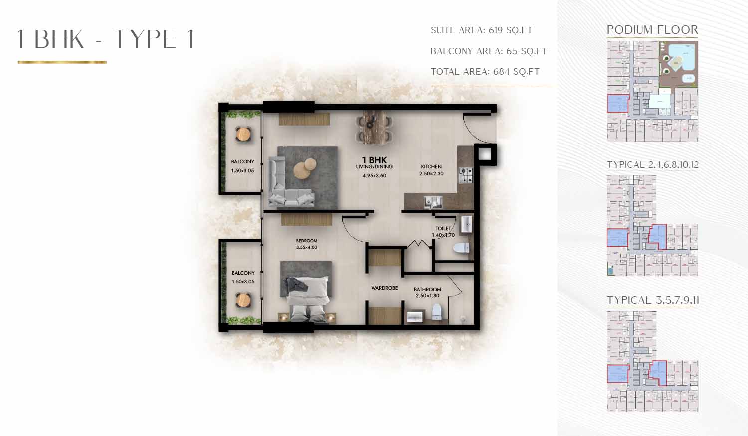 Provenza Residences at JVC floor plan 2