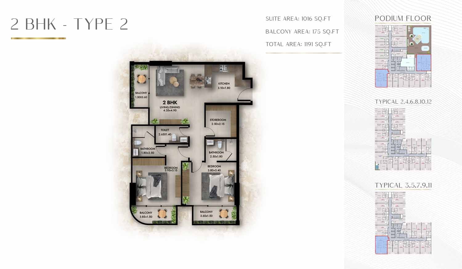 Provenza Residences at JVC floor plan 4