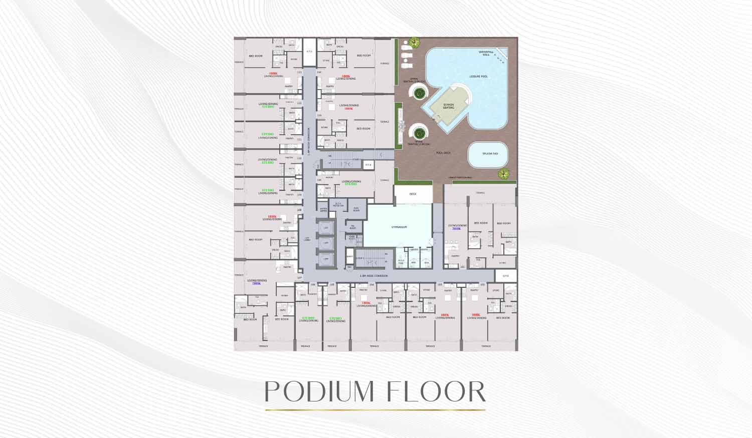 Provenza Residences at JVC floor plan 3