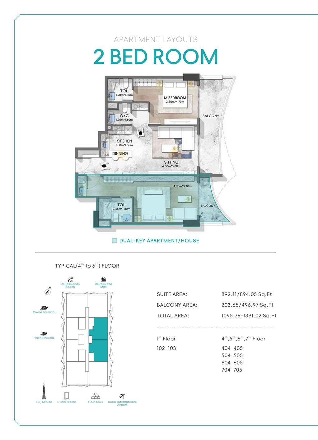 Nautis Residences at Dubai Island floor plan 3