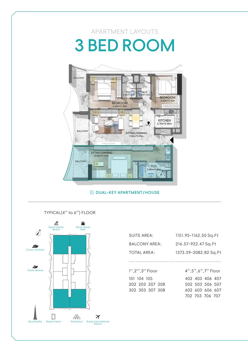 Nautis Residences at Dubai Island floor plan 4