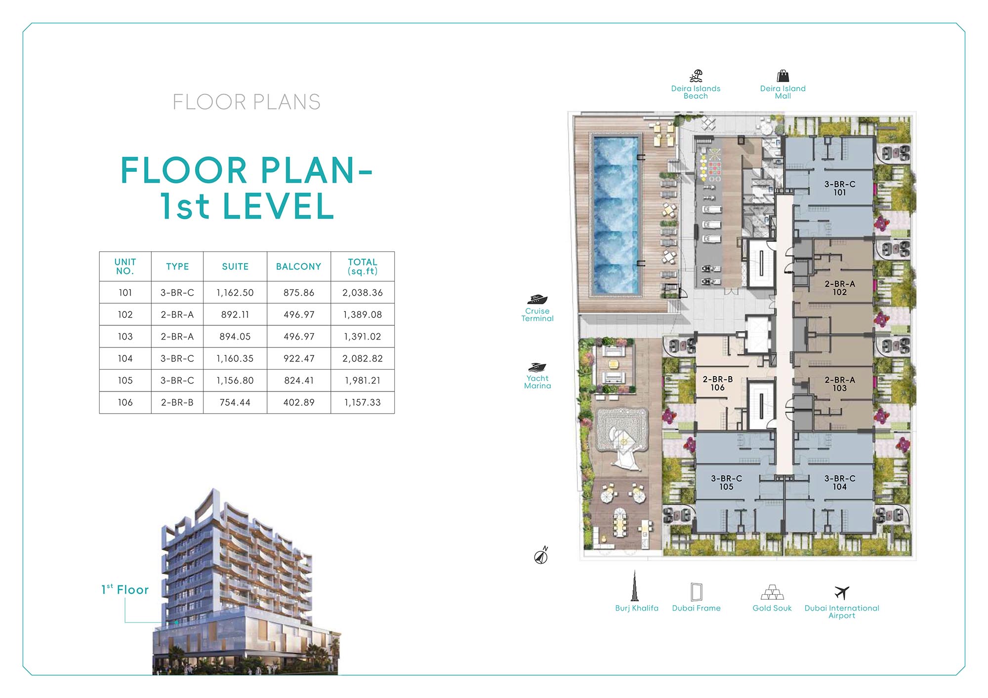 Nautis Residences at Dubai Island floor plan 2