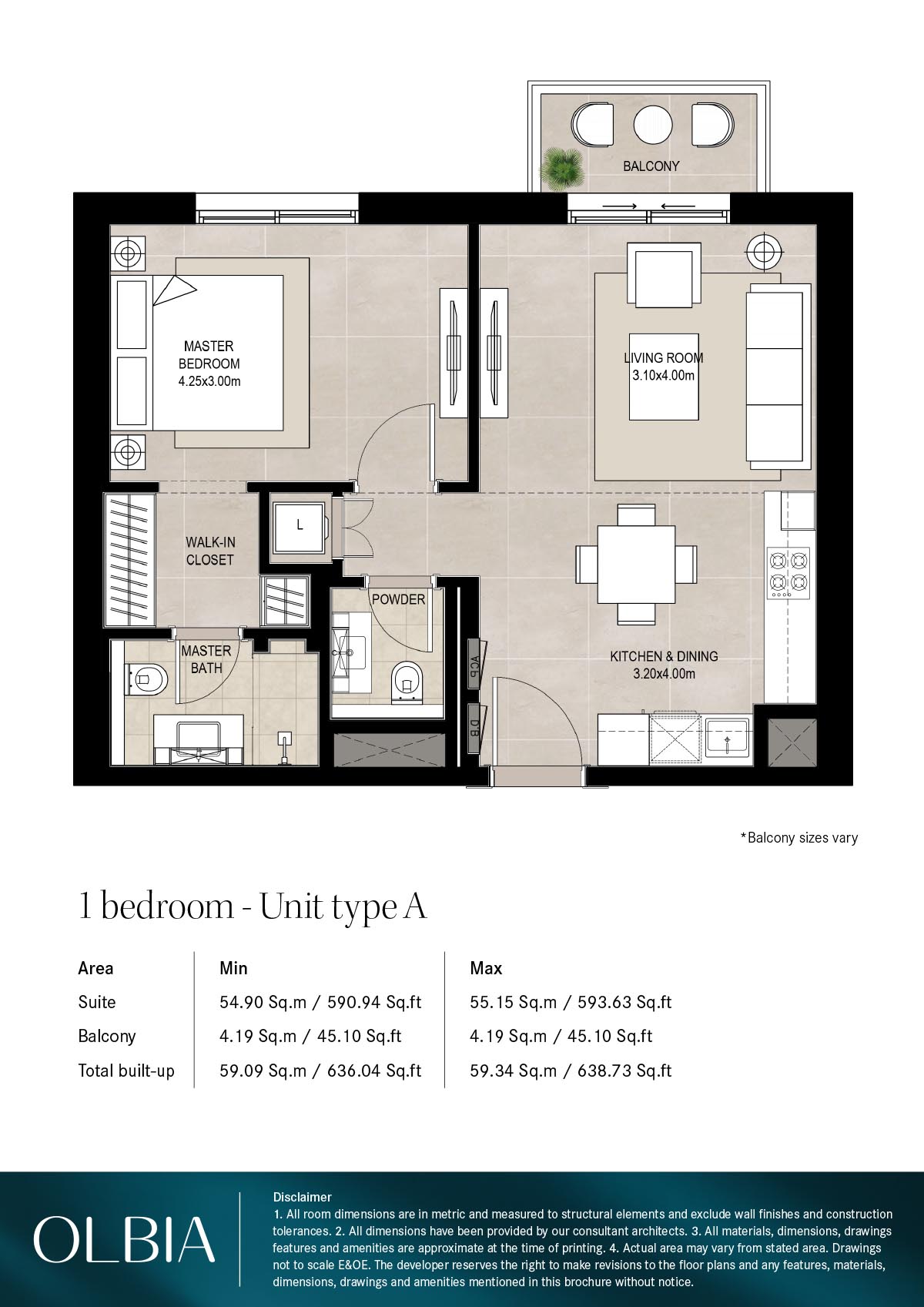 Nshama Olbia at Town Square floor plan 1