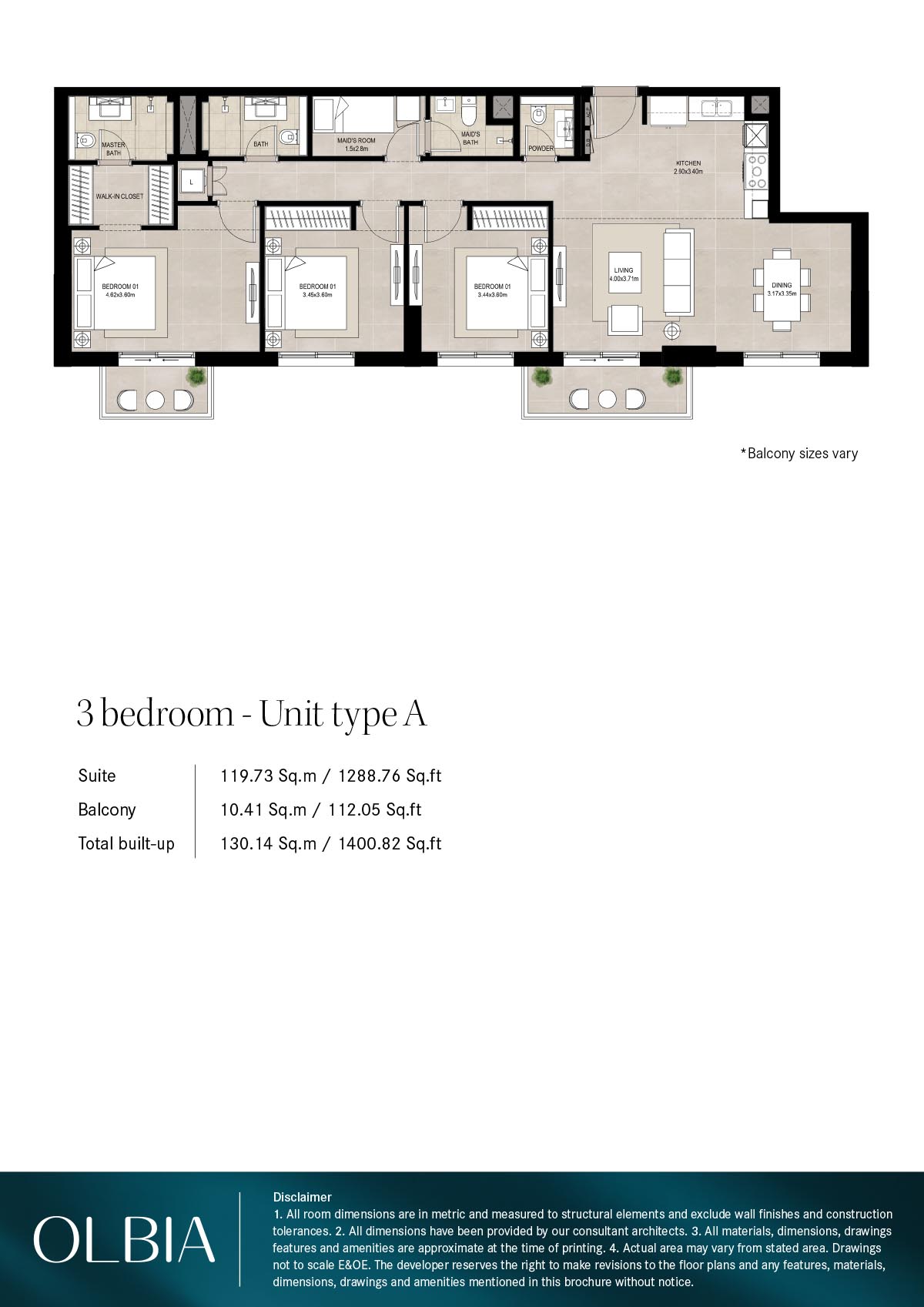 Nshama Olbia at Town Square floor plan 3