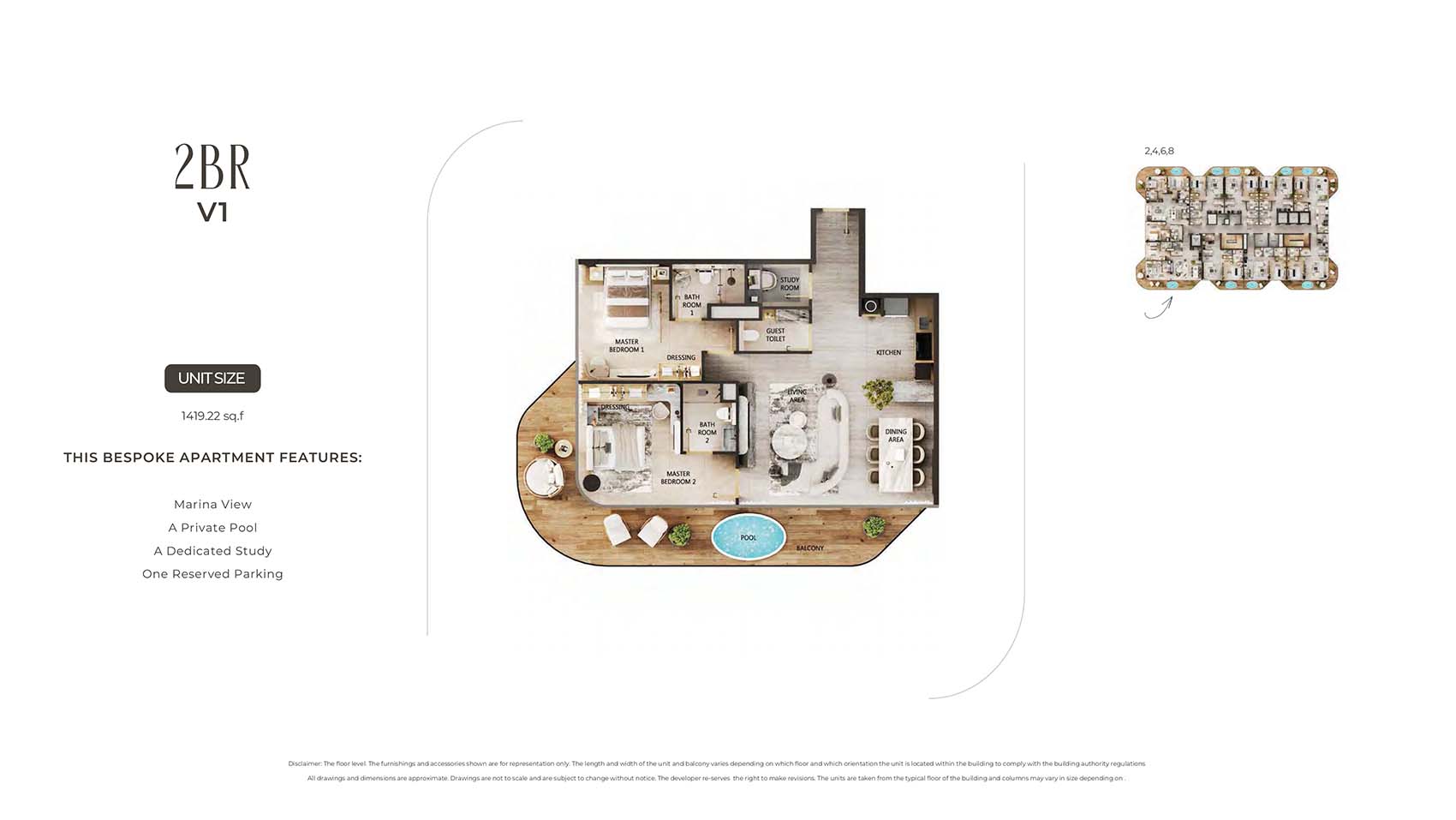 Arya Residences at Dubai Islands floor plan 4
