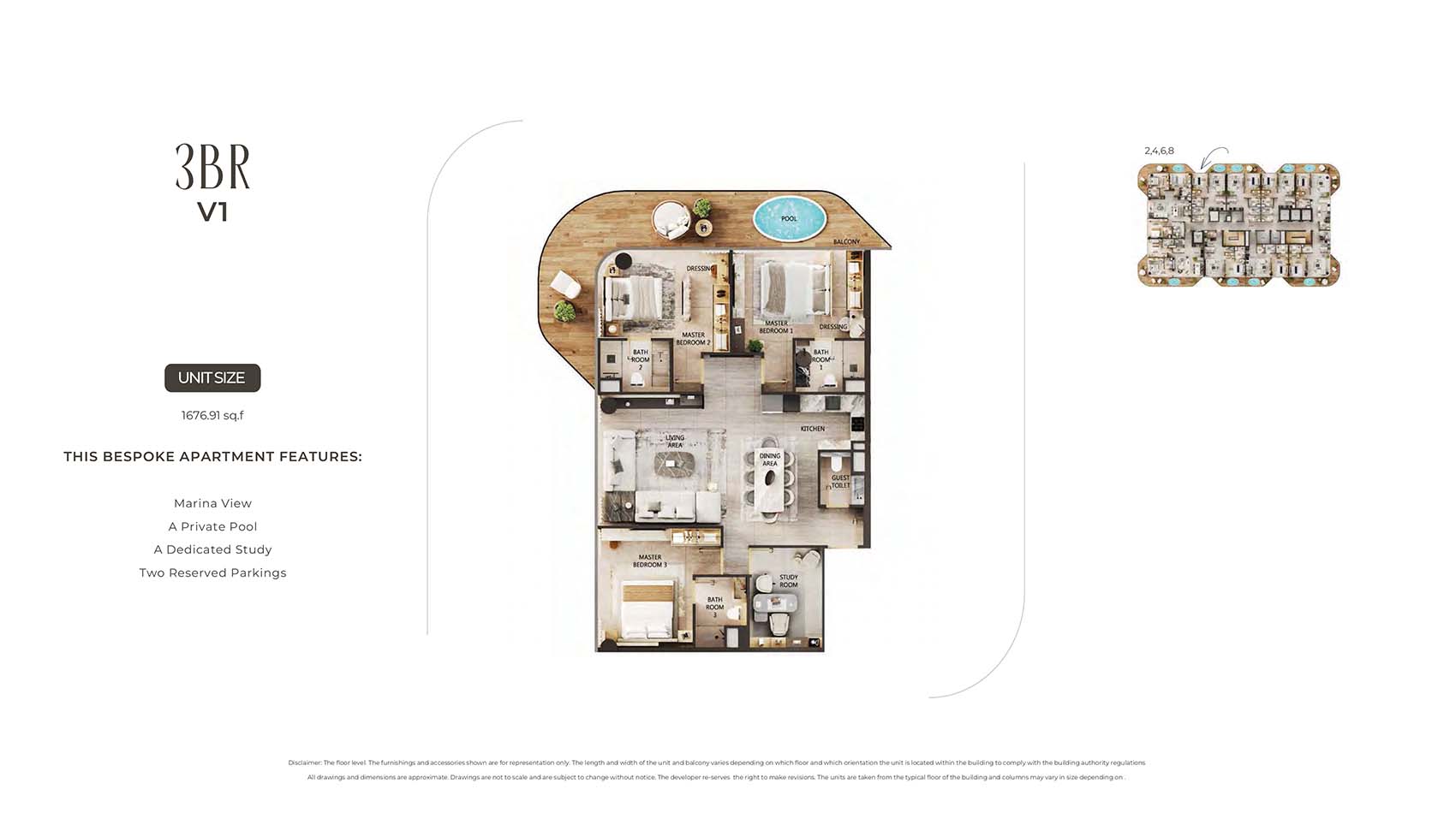 Arya Residences at Dubai Islands floor plan 5