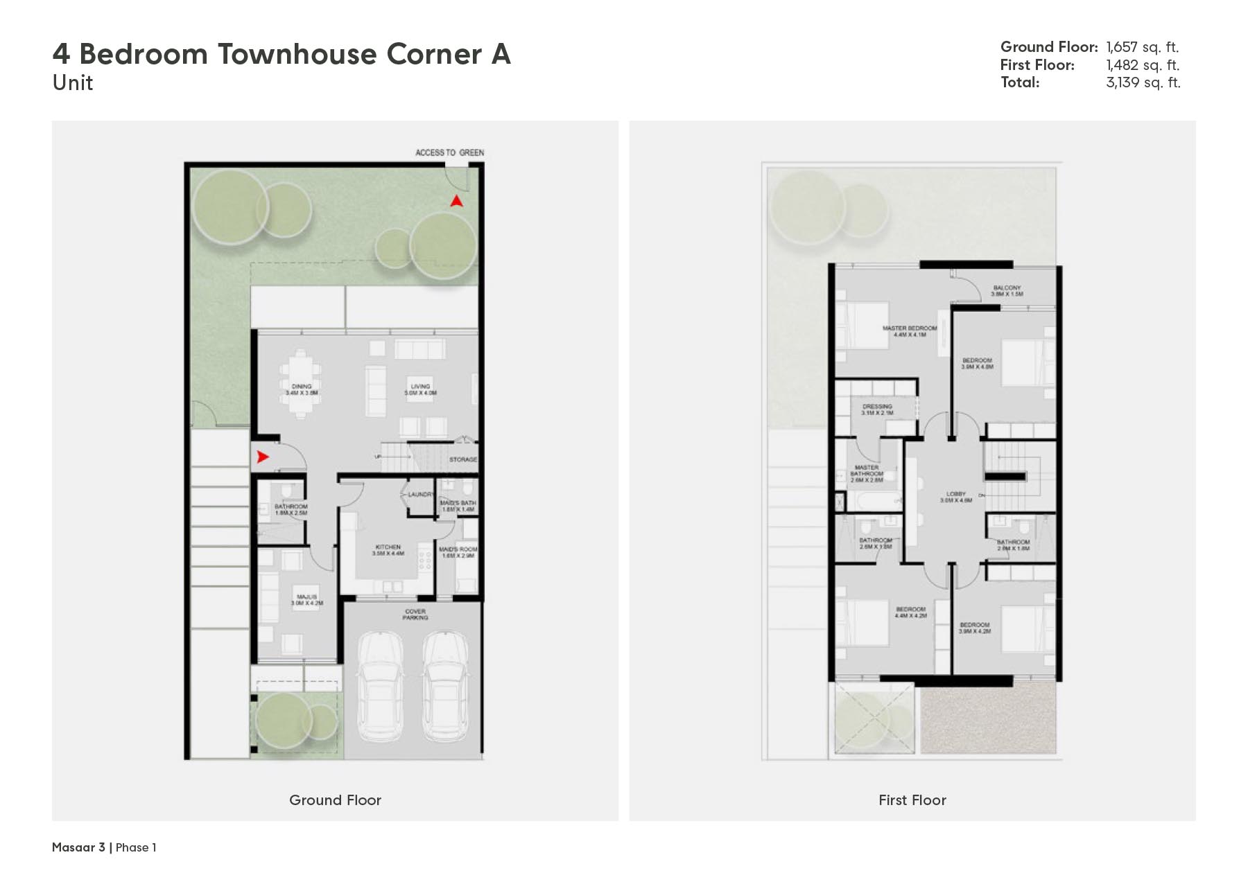 Dana at Masaar 3 Phase 1 floor plan 3