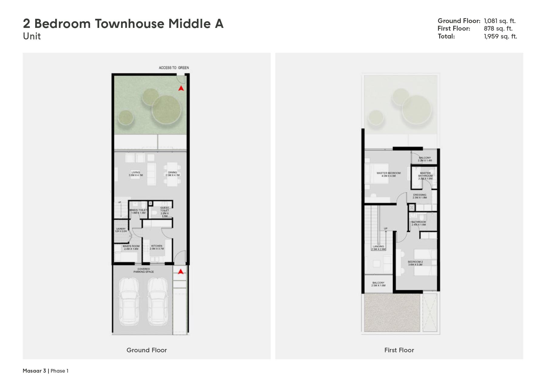 Lareen at Masaar 3 Phase 2 floor plan 1