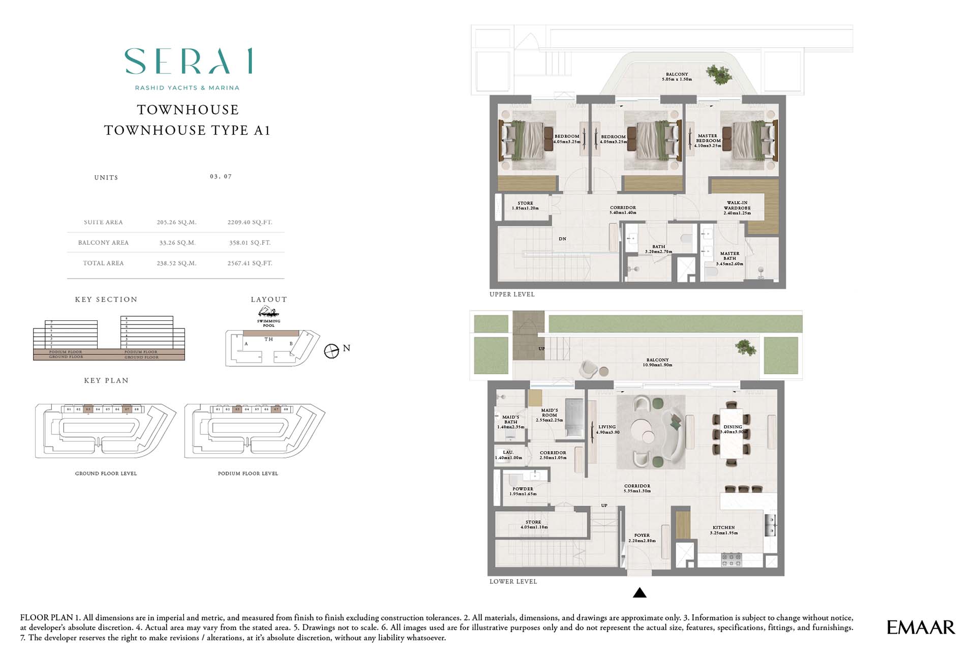 SERA at Rashid Yachts and Marina floor plan 5