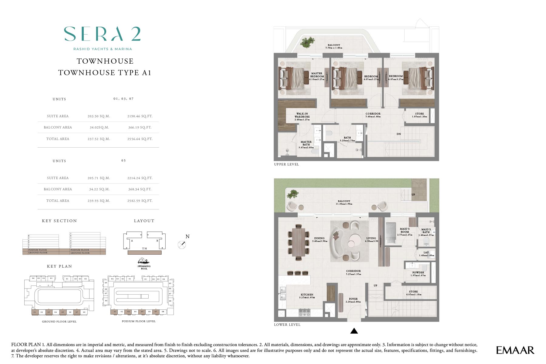 SERA 2 at Rashid Yachts and Marina floor plan 6