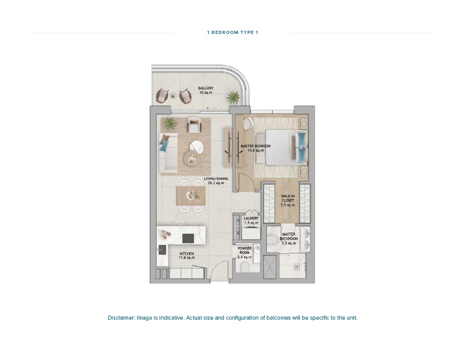 Aldar Fahid Beach Terraces floor plan 1
